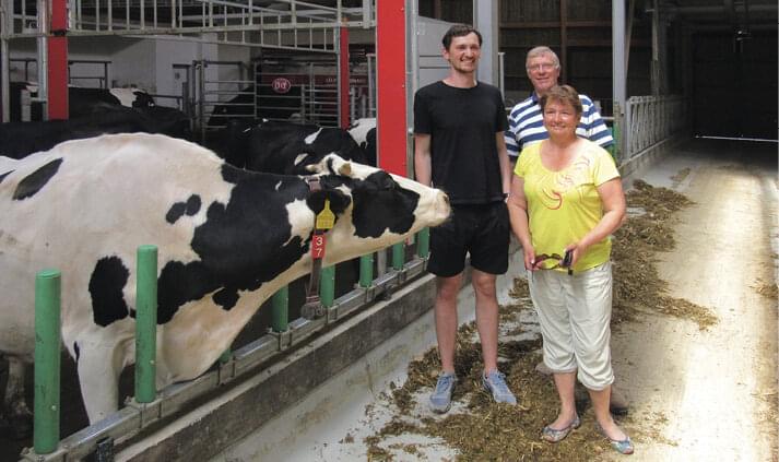 Na robotizované farmě v Ohařích (2017)